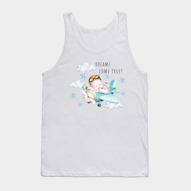 Dreams  come true! Tank Top by Simple Wishes Art